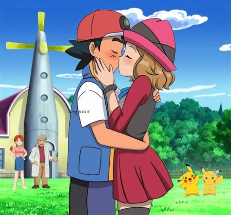 ash love serena